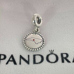 Pandora NorthCarolina Map Exclusive Charm